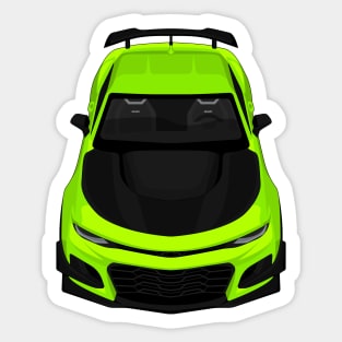 camaro zl1 1le lime Sticker